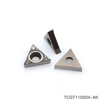 Tcgt110204-AK μεταλλικά ασημένια CNC ένθετα στροφής αργιλίου μηχανών