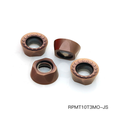 Rpmt10t3moe-JS μεταλλικά ασημένια ένθετα κοπτών άλεσης στροφής καρβιδίου