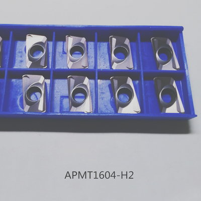 APMT1604PDER-H2 CNC CVD ενθέτων PVD καρβιδίου εργαλείων τετραγωνικό επίστρωμα